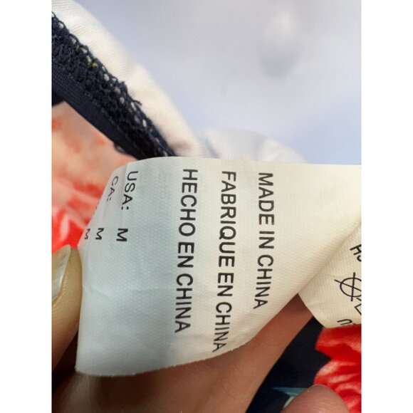 COCOSHIP Women's Retro Backless One-Piece Swimsuit Stretch Size M Multi Floral - Picture 5 of 9